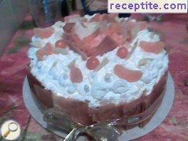 Layered cake Orange sigh Layered cake Orange sigh