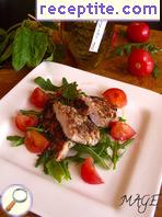 Chicken bon fillet with almond crust Chicken bon fillet with almond crust