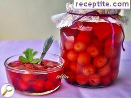 Compote of cherries Compote of cherries
