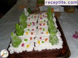 Chocolate layered cake Tanita