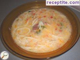 Chicken soup with vegetables Chicken soup with vegetables
