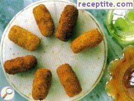 Croquettes cottage cheese and potatoes