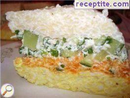 Vegetable layered cake