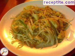 Fried soy sprouts