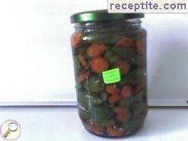 Pickle with chilies