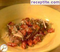 Carpaccio and tartare of tuna loins