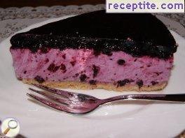 Blueberry layered cake