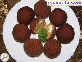 Turkey meatballs with feta cheese feta