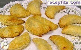 Empanada with potatoes and veal