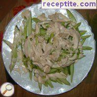 French salad with chicken