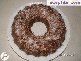 Sponge cake with coconut flour