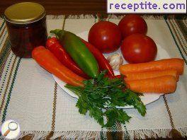 Apetitka with feferoni peppers Apetitka with feferoni peppers