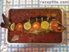 Carp poster with minced meat Carp poster with minced meat