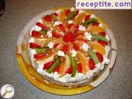 Fruit layered cake Fantasy