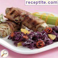 Pork fillet with red cabbage