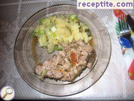 Pork neck in the Bohemian Pork neck in the Bohemian