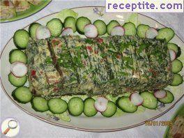 Terrine of spinach