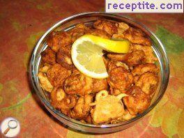 Fried clams in a spicy sauce