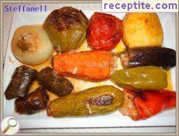 Stuffed vegetables with rice