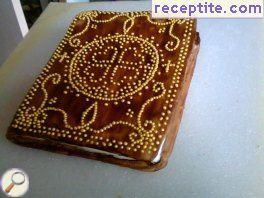 Book decoration layered cake