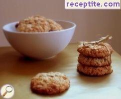 Caramel cookies with oatmeal