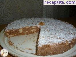 Salami layered cake Salami layered cake