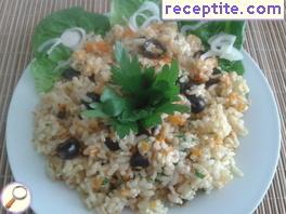 Rice with olives oven