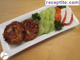 Meatballs canned salmon
