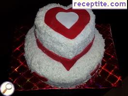 Layered cake St. Valentin - III type
