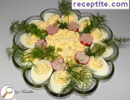 Ladino eggs with remoulade