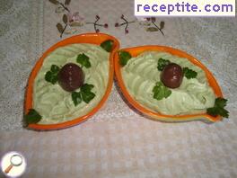 Avocado Dip with blue cheese