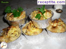 Little Snails puff pastry with cheese