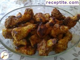 Spicy chicken wings in the oven (Buffalo wings)