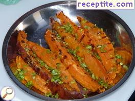 Sweet potatoes grilled