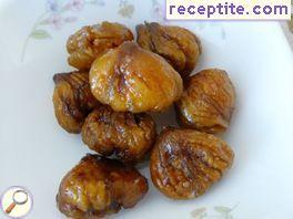 Candied chestnuts Marron Glaces
