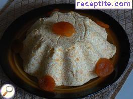 Passover with pumpkin, carrots and dried apricots