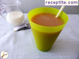 Black tea with orange juice