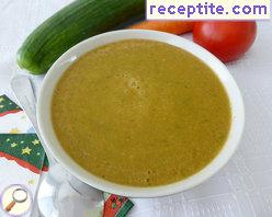 Diet soup Gazpacho type
