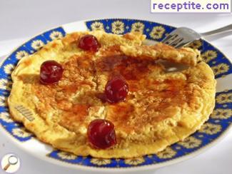 Omelet with oatmeal