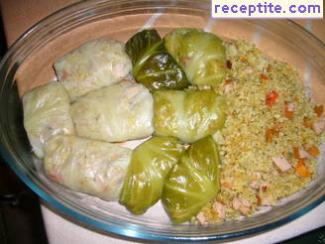 Dolmas with bulgur and sauerkraut - Galoushko