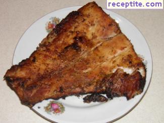 Carp baked in a halogen oven