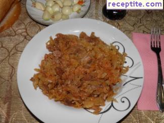 Pork with sauerkraut - II type Pork with sauerkraut - II type