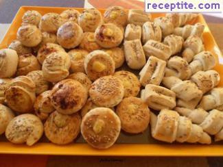 Rolled pretzels Rolled pretzels