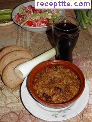 Pork with sauerkraut in Konak