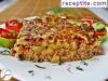 Moussaka with minced meat and potatoes without frying