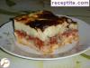 Pastitsio with two sauce