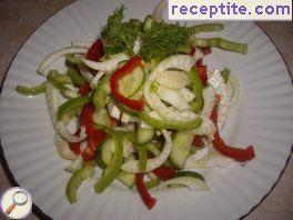 Salad with fenshel