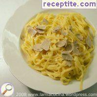 Pasta with parmesan and truffle butter