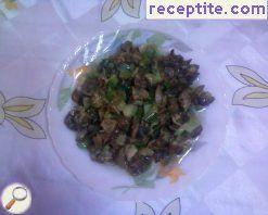 Fried snails