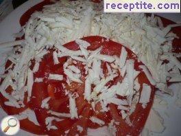 Tomato salad with garlic Tomato salad with garlic